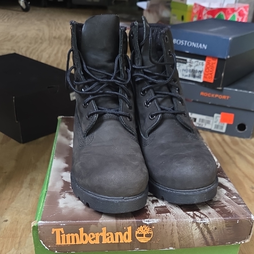 Timberland Men's Dark Brown Lace-Up Boots